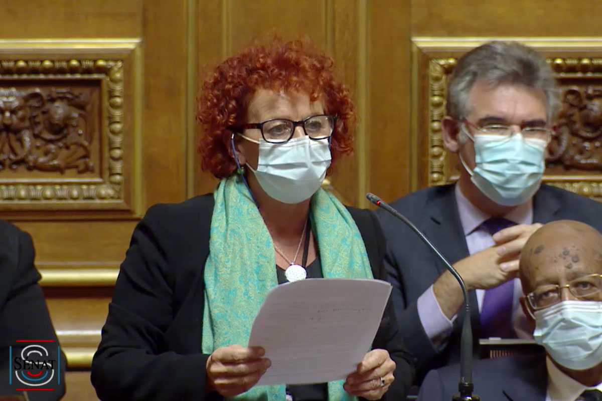 Hommage Samuel Paty de Monique de Marco au Sénat